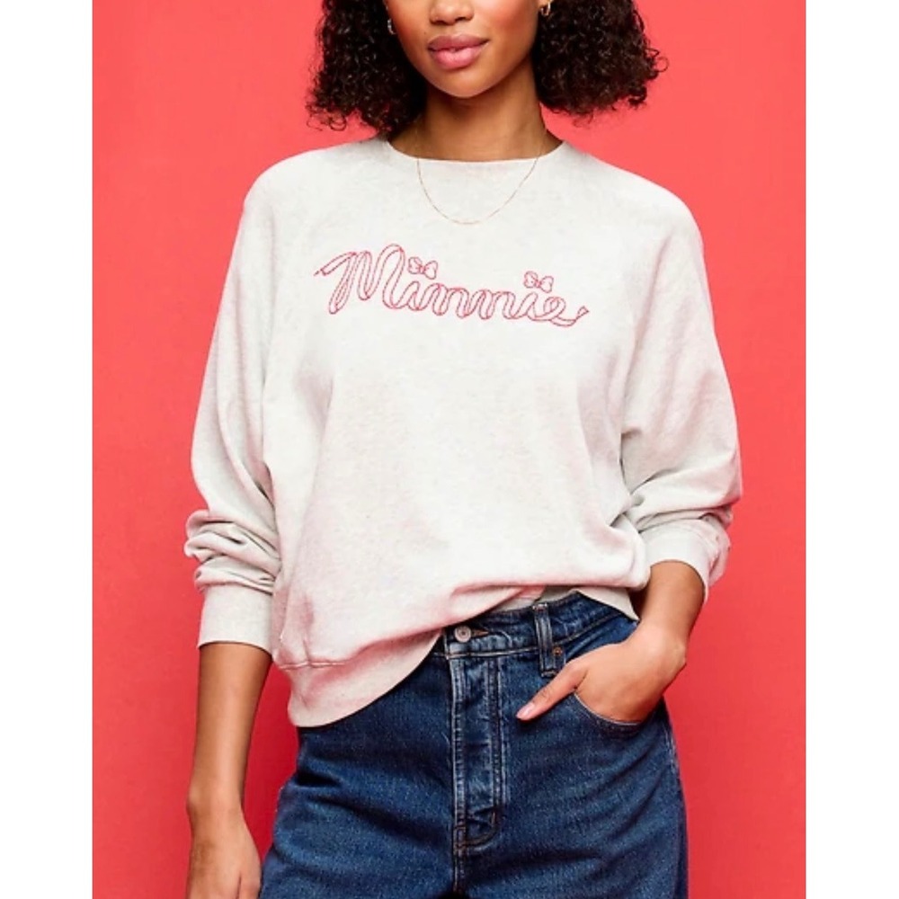 Old Navy x Disney sz M Minnie Mouse So Comfy Oversized Sweatshirt Cozy Relaxed